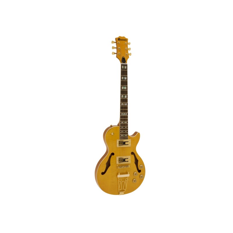 DIMAVERY LP-600 E-Guitar, nature maple